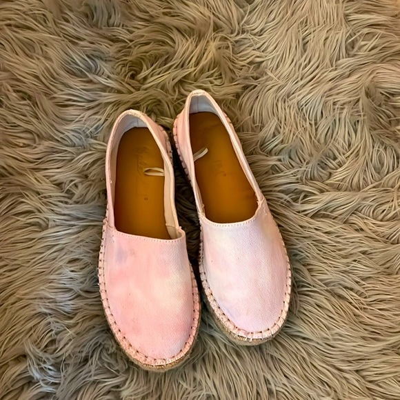 Splendid Shoes - Pink Tie Dye Espadrilles